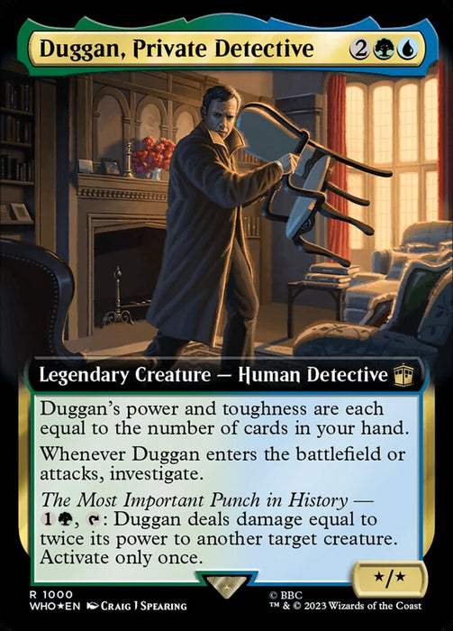 Duggan, Private Detective - Legendary- Extended Art (Foil)