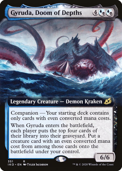 Gyruda, Doom of Depths  - Companion - Legendary - Extended Art (Foil)