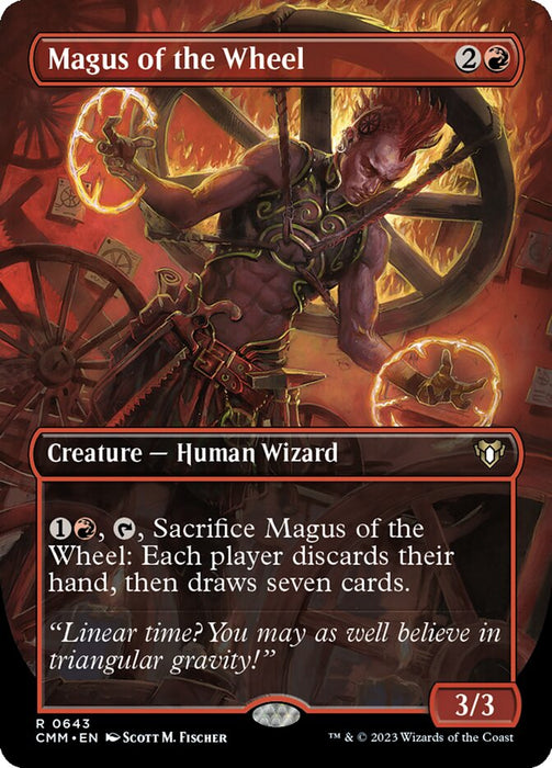 Magus of the Wheel - Borderless - Inverted