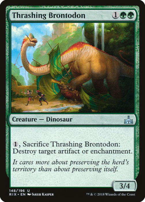 Thrashing Brontodon  (Foil)