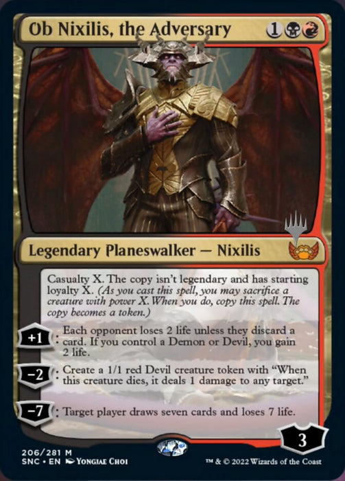 Ob Nixilis, the Adversary (Foil)