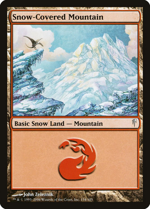 Snow-Covered Mountain  (Foil)