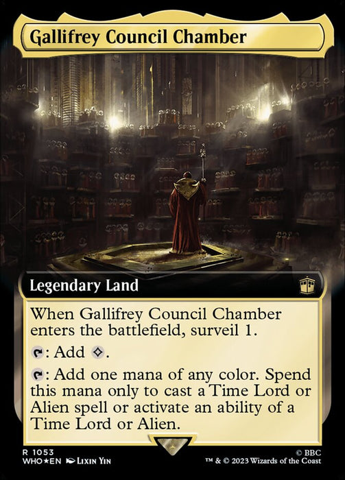 Gallifrey Council Chamber - Legendary- Extended Art (Foil)