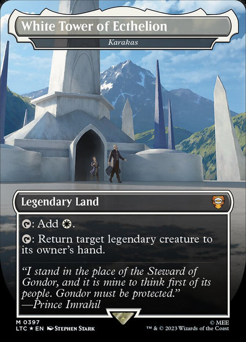 White Tower of Ecthelion - Karakas - Legendary- Extended Art (Foil)