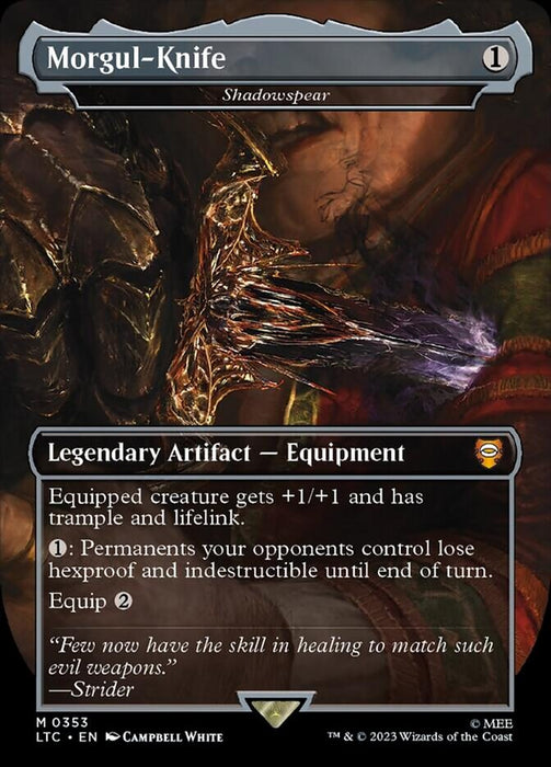 Morgul-Knife - Shadowspear - Borderless - Legendary (Foil)