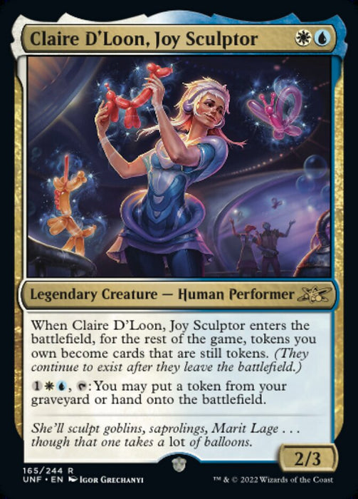 Claire D'Loon, Joy Sculptor - Legendary (Foil)