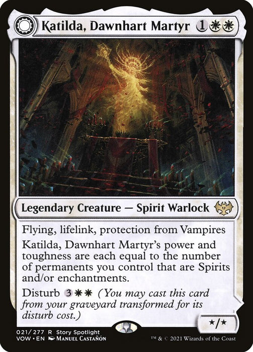 Katilda, Dawnhart Martyr // Katilda's Rising Dawn  - Legendary - Sunmoondfc (Foil)