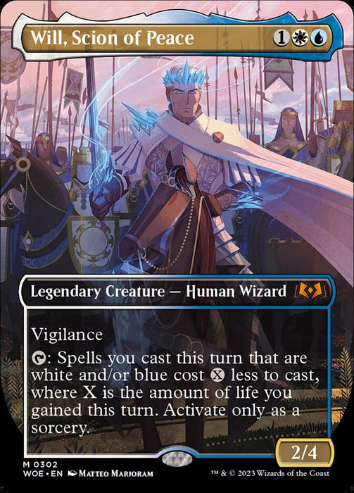 Will, Scion of Peace - Borderless - Legendary- Inverted (Foil)