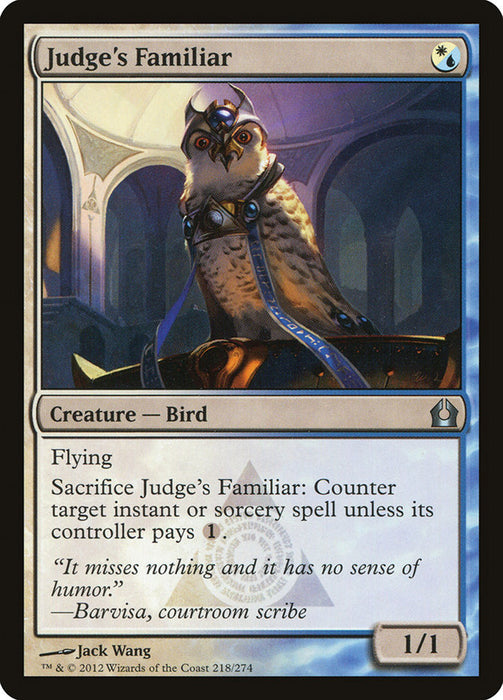 Judge's Familiar  (Foil)