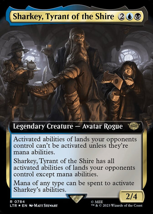 Sharkey, Tyrant of the Shire - Legendary- Extended Art (Foil)