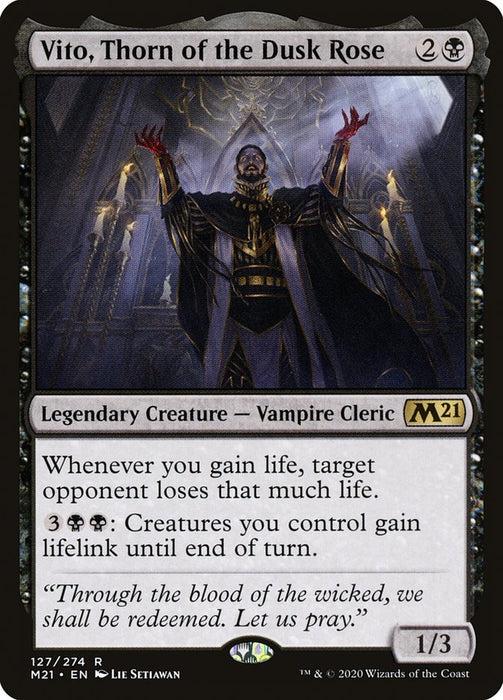 Vito, Thorn of the Dusk Rose  - Legendary (Foil)