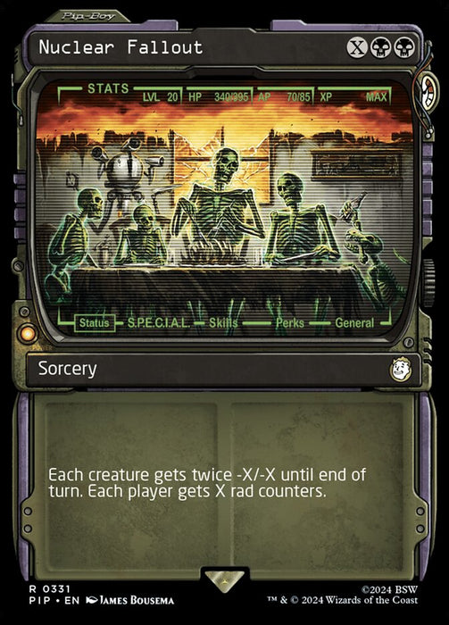 Nuclear Fallout - Showcase- Inverted (Foil)