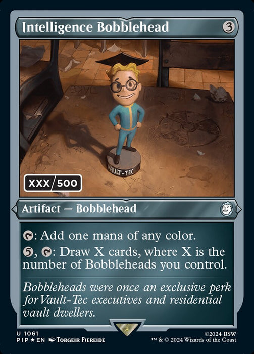 Intelligence Bobblehead - Etched (Foil)