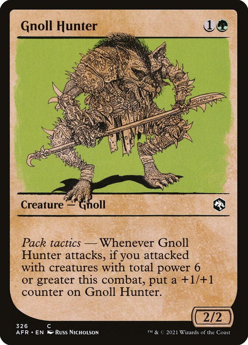 Gnoll Hunter  - Showcase (Foil)