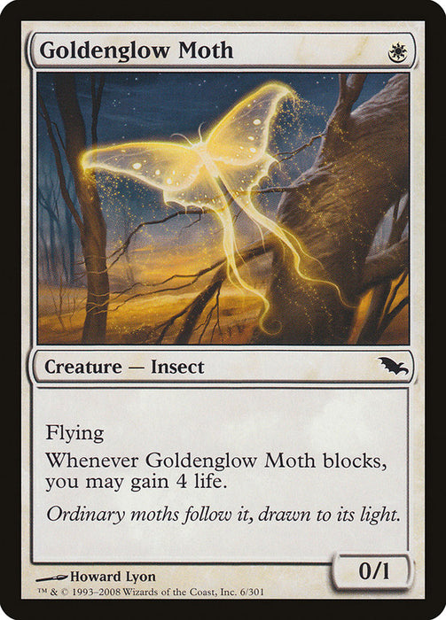 Goldenglow Moth  (Foil)