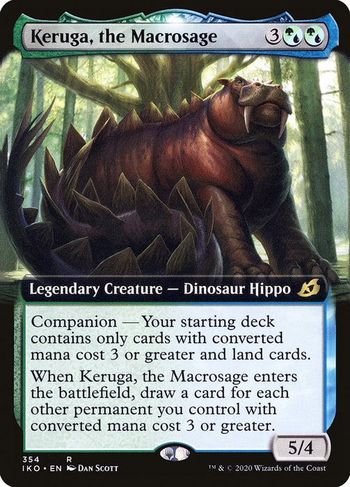 Keruga, the Macrosage  - Companion - Legendary - Extended Art (Foil)