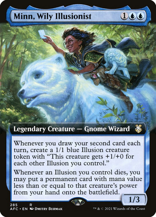 Minn, Wily Illusionist - Extended Art- Legendary