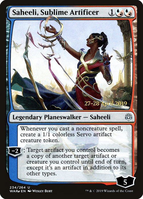 Saheeli, Sublime Artificer  (Foil)