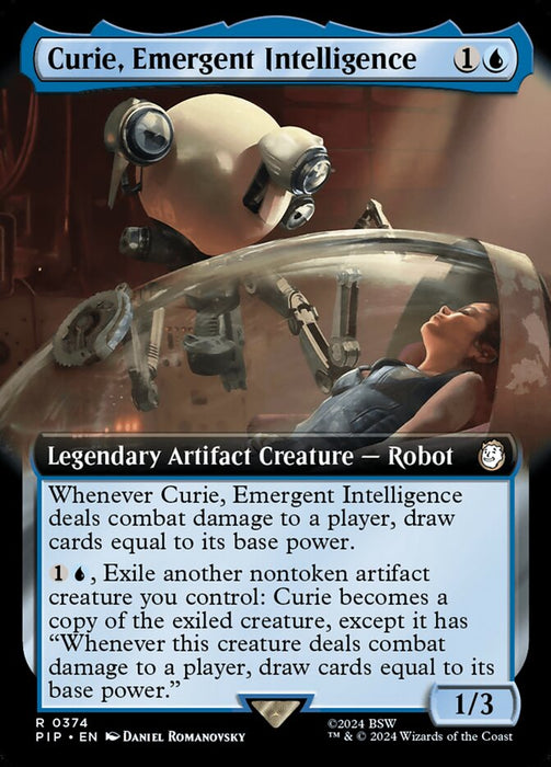 Curie, Emergent Intelligence - Legendary- Extended Art (Foil)