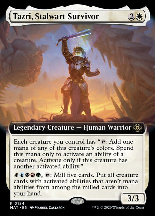 Tazri, Stalwart Survivor - Legendary- Extended Art (Foil)