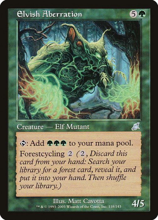 Elvish Aberration  (Foil)