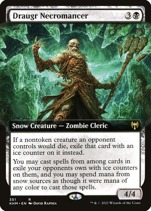 Draugr Necromancer  - Extended Art (Foil)