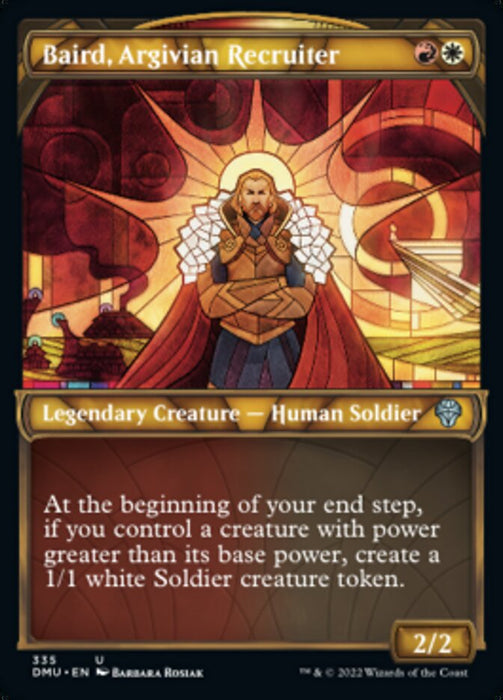 Baird, Argivian Recruiter - Showcase- Legendary- Textured (Foil)