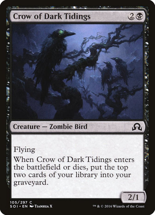 Crow of Dark Tidings  (Foil)