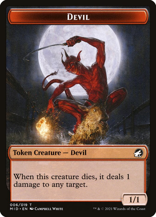 Devil - Borderless  (Foil)