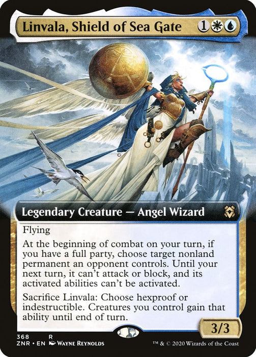 Linvala, Shield of Sea Gate  - Legendary - Extended Art (Foil)