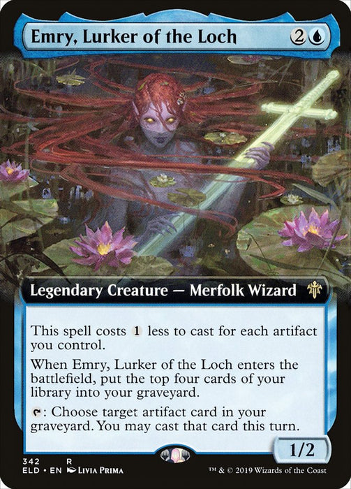 Emry, Lurker of the Loch  - Legendary - Extended Art (Foil)