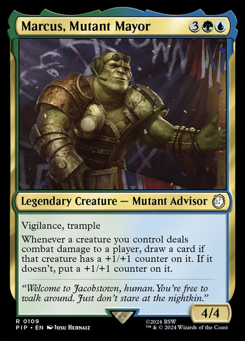 Marcus, Mutant Mayor - Legendary