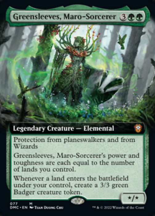 Greensleeves, Maro-Sorcerer - Extended Art- Legendary