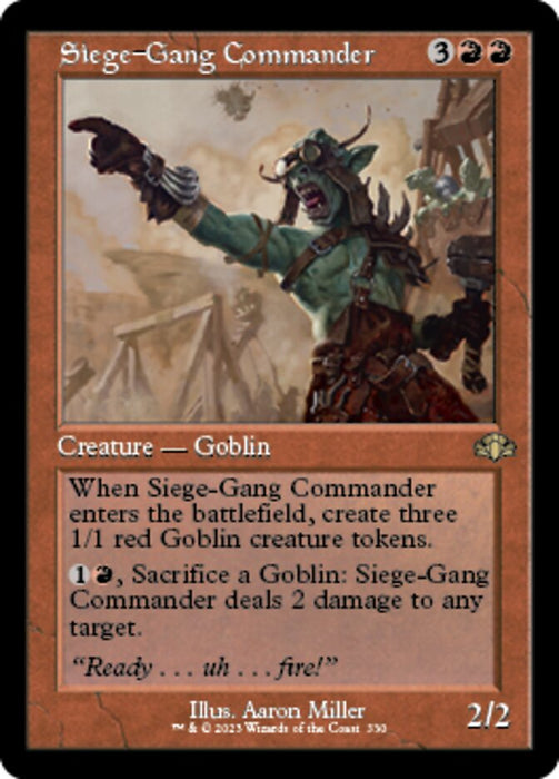 Siege-Gang Commander - Retro Frame (Foil)