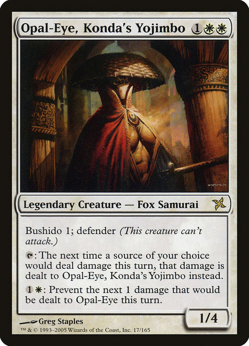 Opal-Eye, Konda's Yojimbo