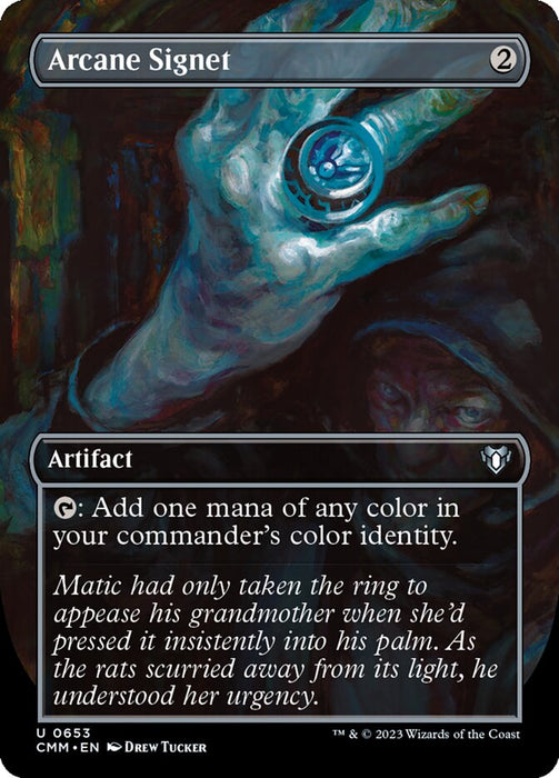 Arcane Signet - Borderless - Inverted