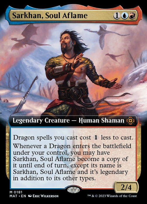 Sarkhan, Soul Aflame - Legendary- Extended Art