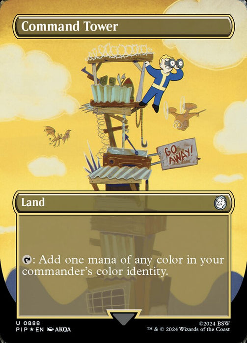 Command Tower - Borderless (Foil)