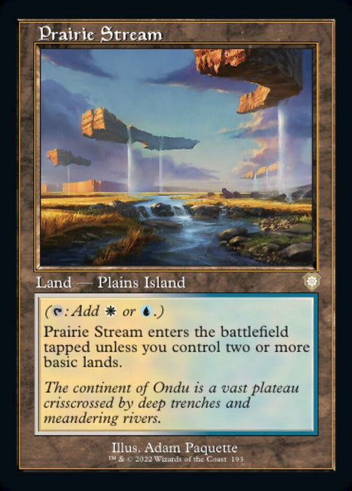 Prairie Stream - Retro Frame