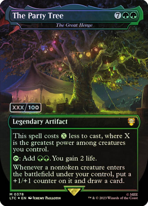 The Party Tree - The Great Henge - Borderless - Legendary- Inverted (Foil)