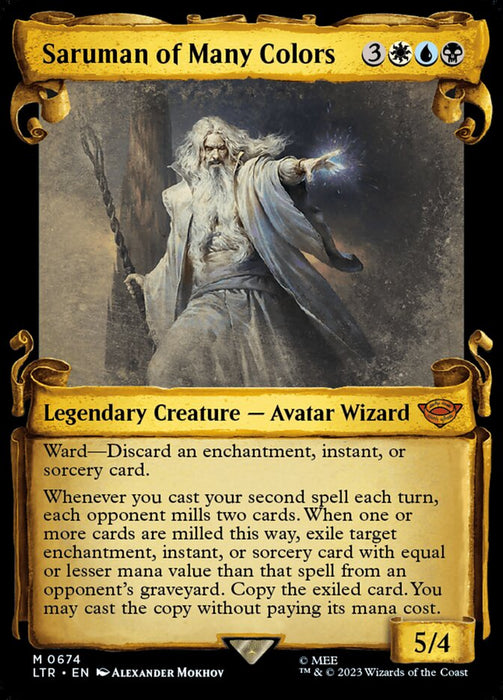 Saruman of Many Colors - Showcase- Legendary (Foil)