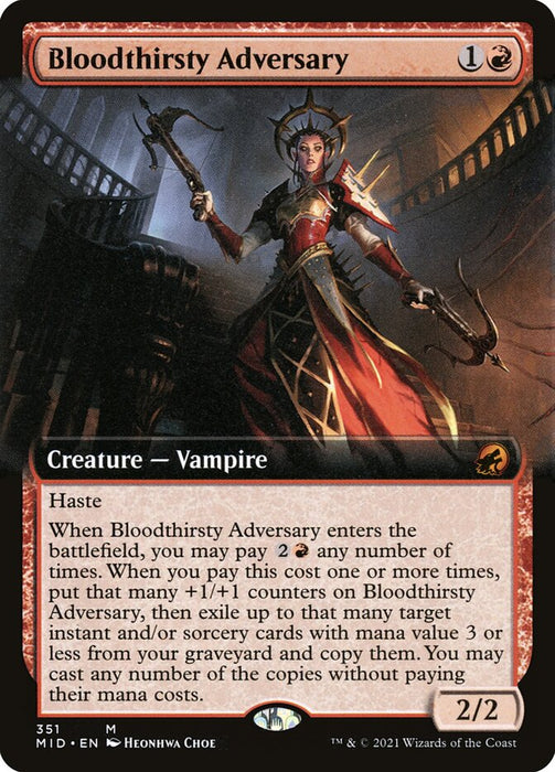 Bloodthirsty Adversary  - Extended Art (Foil)