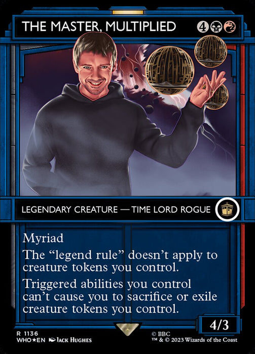 The Master, Multiplied - Borderless - Showcase- Legendary- Inverted (Foil)