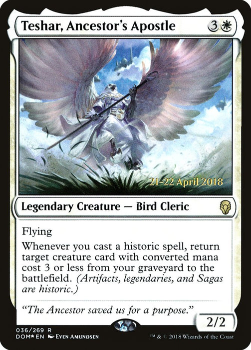 Teshar, Ancestor's Apostle  - Legendary (Foil)