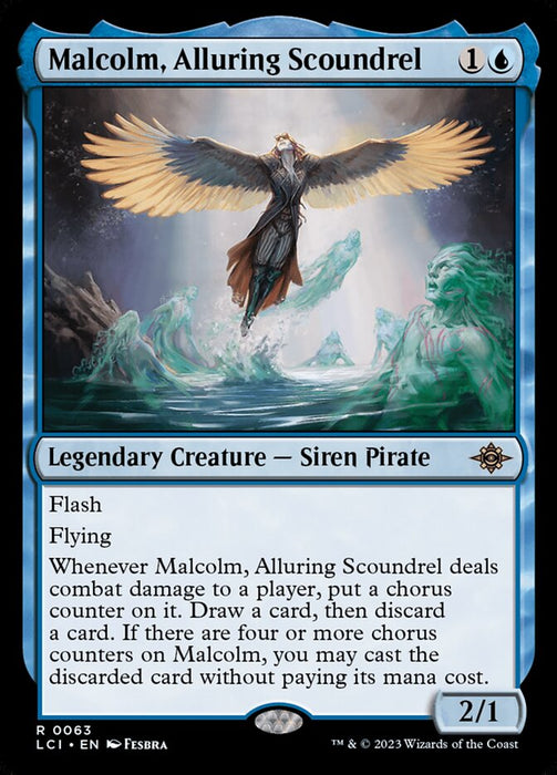 Malcolm, Alluring Scoundrel - Legendary (Foil)