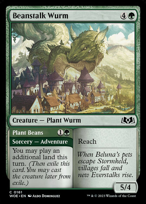 Beanstalk Wurm // Plant Beans (Foil)