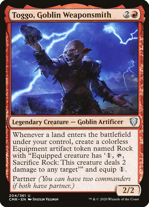 Toggo, Goblin Weaponsmith  - Legendary (Foil)