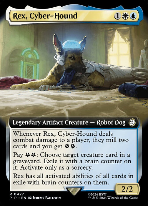 Rex, Cyber-Hound - Legendary- Extended Art