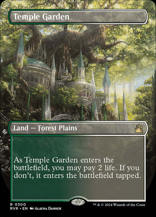 Temple Garden - Borderless