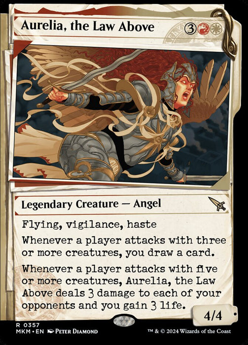 Aurelia, the Law Above - Showcase- Legendary (Foil)